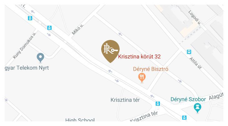 PK Ingatlan Kft. székhely térkép